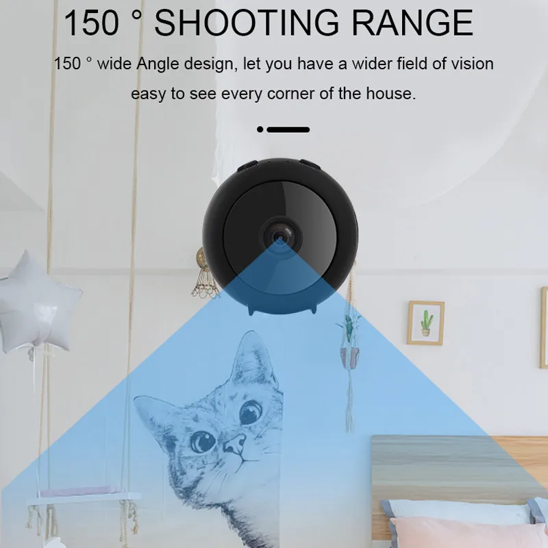 1080P Hd Indoor Wireless CCTV IP Camera WIFI Hidden Cameras Mini Spy Cam For Home Security Baby Monitor