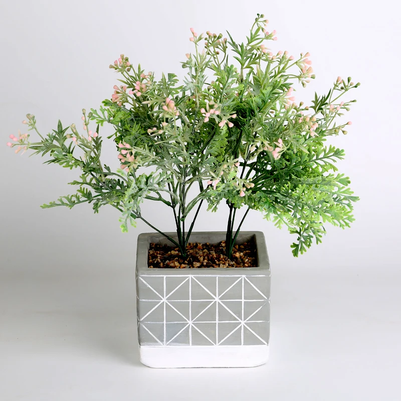 Modern wholesale square grey large cement shallow flower planter pot mold for indoor plants
Modern wholesale square grey large cement shallow flower planter pot mold for indoor plants