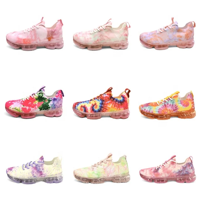 Tie-Dye Ladies Breathable ladies sports shoes Comfortable Fly-Knit Sports Shoes Women Air Cushion Sneakers, Customized color
Tie-Dye Ladies Breathable ladies sports shoes Comfortable Fly-Knit Sports Shoes Women Air Cushion Sneakers, Customized color