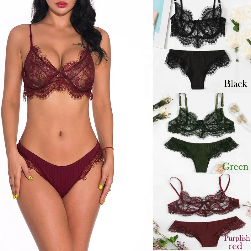 new style transparent mesh longue Wholesale Custom You Design Lace 2 Piece Set Women Sexy Lingerie
new style transparent mesh longue Wholesale Custom You Design Lace 2 Piece Set Women Sexy Lingerie
