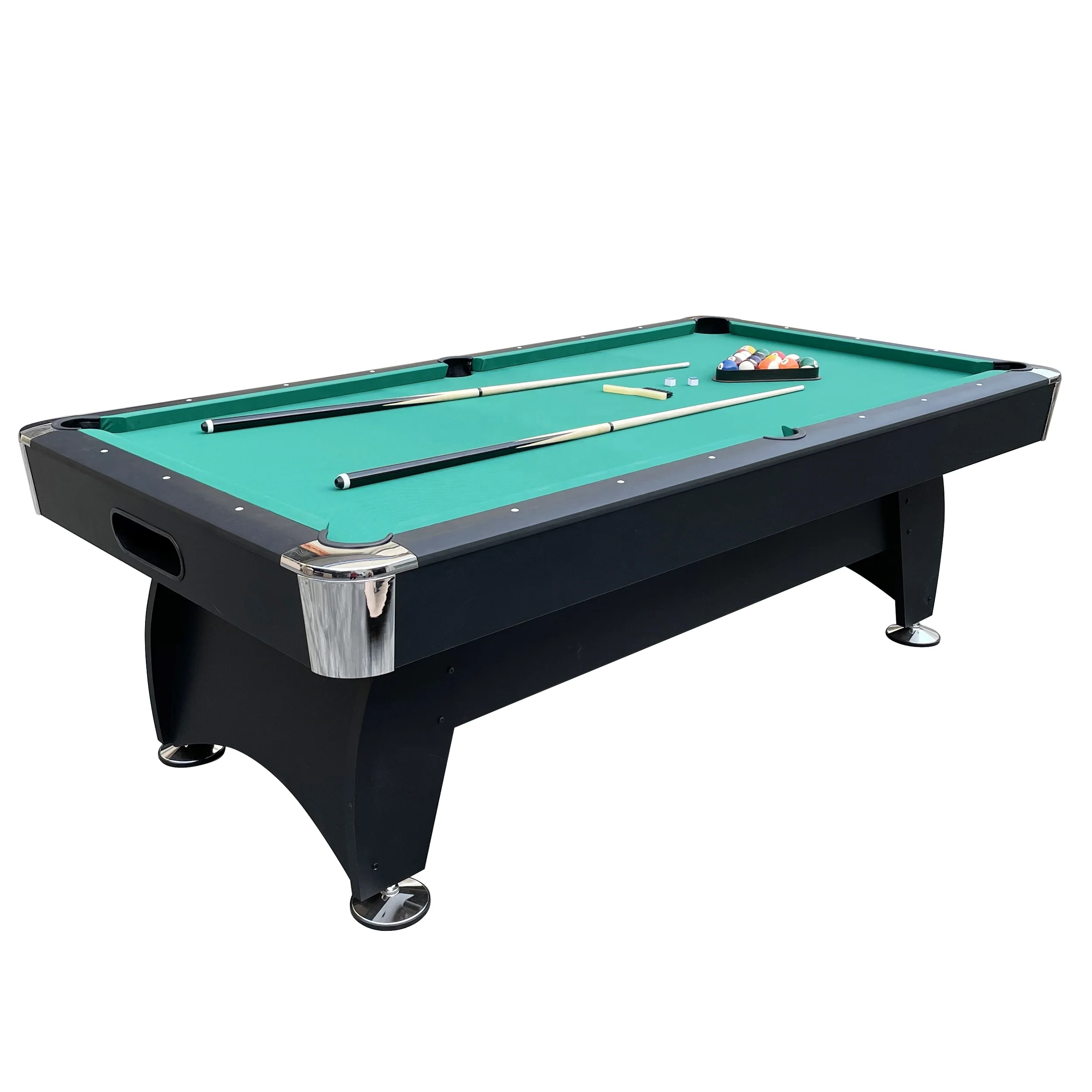 New designed 84 inch 7ft Billiard & Snooker Pool game table with all accessories in Green Blue color TP-8406 TP-8407
New designed 84 inch 7ft Billiard & Snooker Pool game table with all accessories in Green Blue color TP-8406 TP-8407