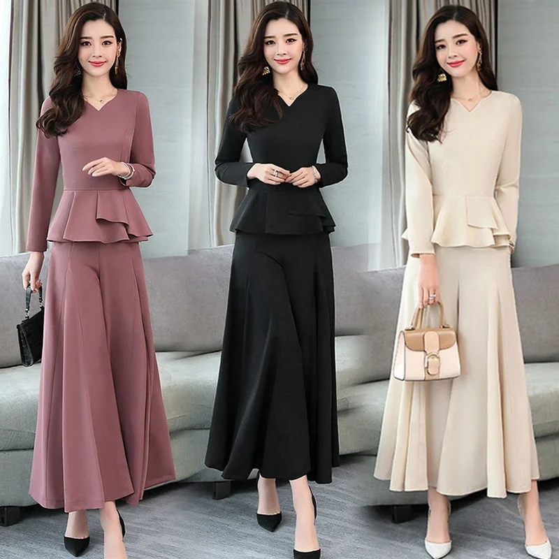2020 autumn and winter new fashion wide-leg pants sportswear two-piece loose casual women's sportswear suit ins
2020 autumn and winter new fashion wide-leg pants sportswear two-piece loose casual women's sportswear suit ins