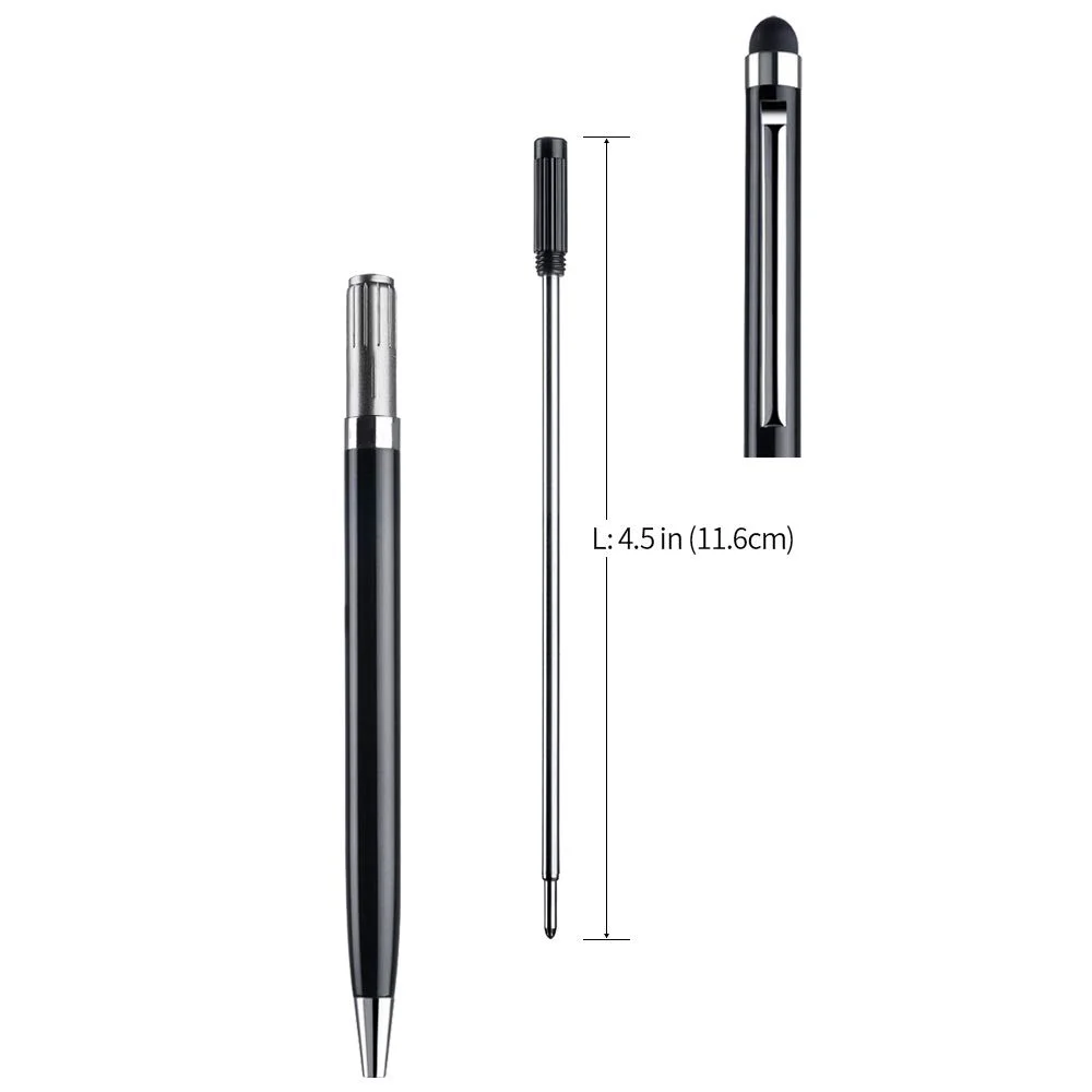 custom touch screen simple metal stylus aluminium ball pen