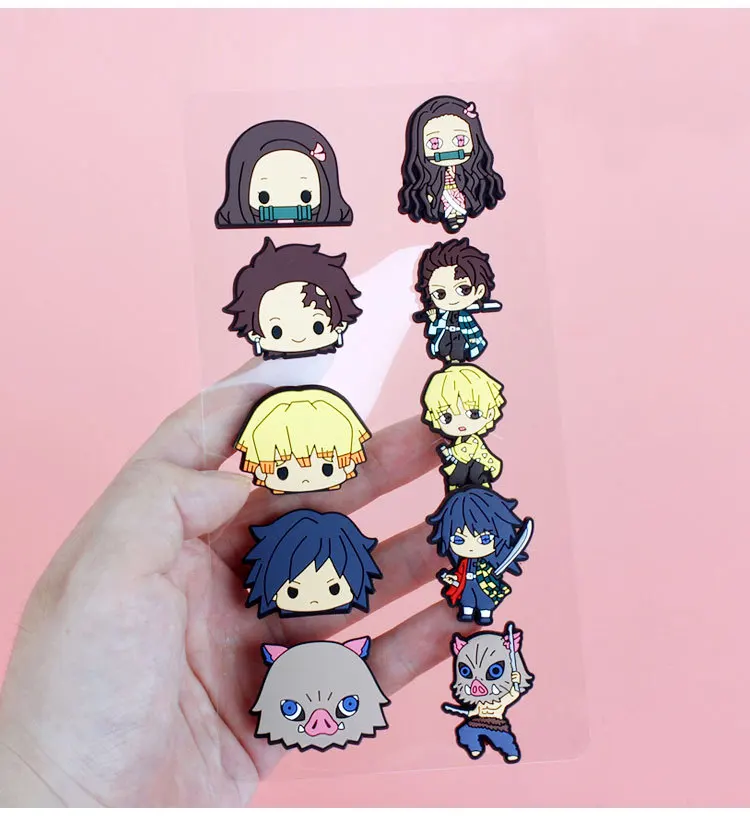 Hot sale Shoe decoration clog charms Demon Slayer crock shoe Cartoon accessories
Hot sale Shoe decoration clog charms Demon Slayer crock shoe Cartoon accessories