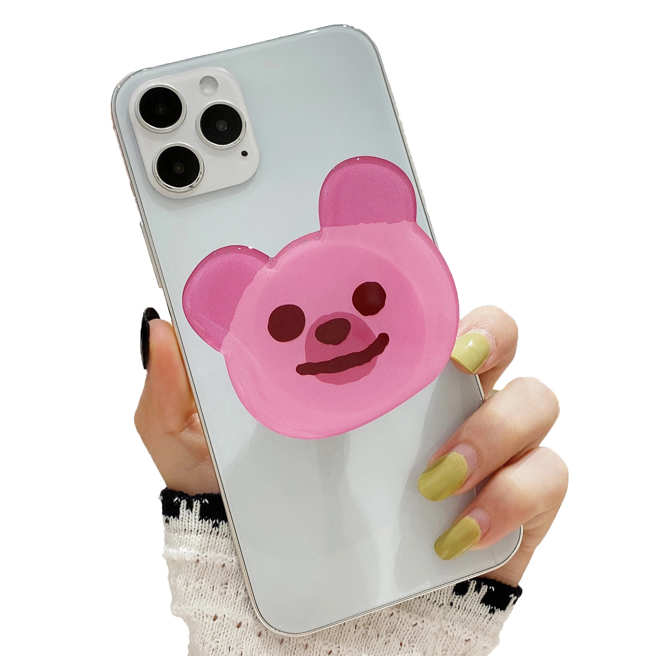 Wholesale High Quality Acrylic Eject Mobile Phone Holder With Cute Design Phone Socket Custom Logo For Cell Phone Grip, Black / white / custom
Wholesale High Quality Acrylic Eject Mobile Phone Holder With Cute Design Phone Socket Custom Logo For Cell Phone Grip, Black / white / custom