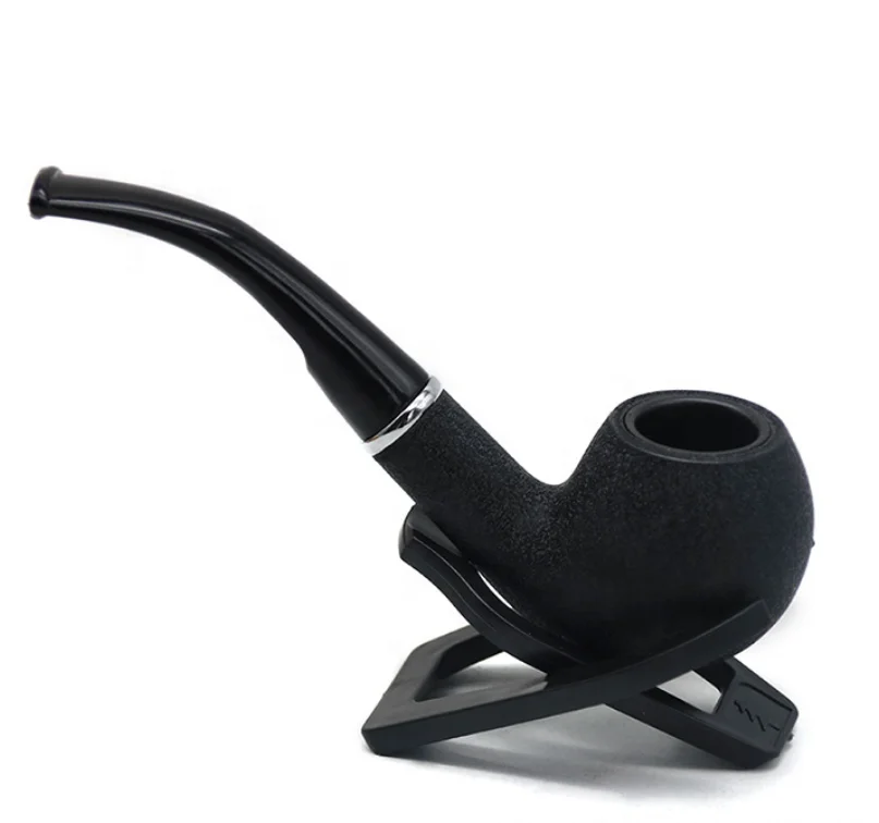 Black resin frosted wooden pipe length 140mm detachable ring Short Wood pipe smoking set pipe
Black resin frosted wooden pipe length 140mm detachable ring Short Wood pipe smoking set pipe