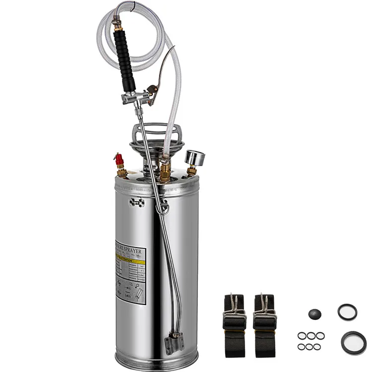 Curved Spraying Lance Stainless Steel High Pressure Sprayer Hand Pump Garden Sprayer, Silver
Curved Spraying Lance Stainless Steel High Pressure Sprayer Hand Pump Garden Sprayer, Silver