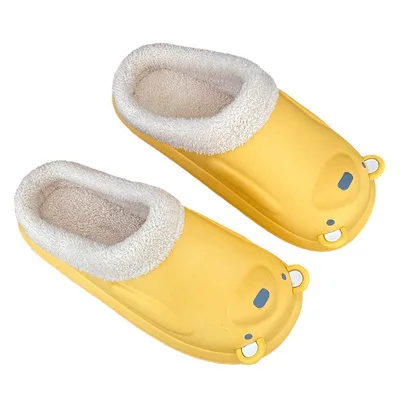 Fashion winter warm indoor cotton plush slides cute cartoon non-slip fur sandals household water-proof fur slippers, Yellow, pink, beige, grey and blue
Fashion winter warm indoor cotton plush slides cute cartoon non-slip fur sandals household water-proof fur slippers, Yellow, pink, beige, grey and blue
