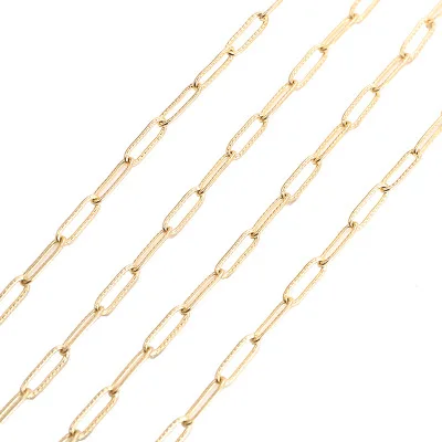 12mm 4mm Rectangle Paperclip Chain DIY Jewelry Making Accessories Stamp Rolo Stainless Steel Chains For Jewelry Findings, As pictures show
12mm 4mm Rectangle Paperclip Chain DIY Jewelry Making Accessories Stamp Rolo Stainless Steel Chains For Jewelry Findings, As pictures show