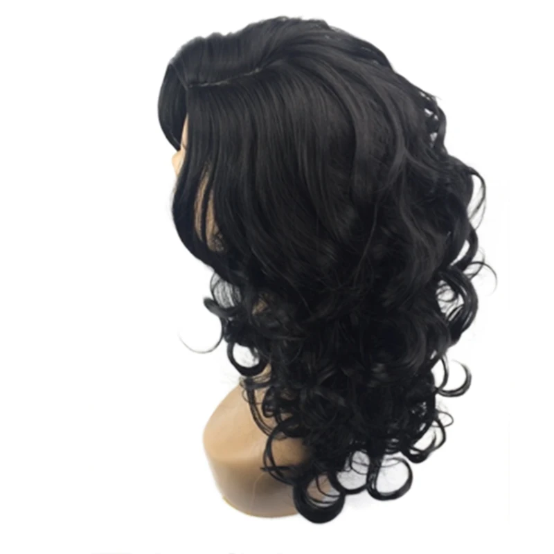 European And American Ladies Short Curly Synthetic Bodywave Wine Red Wig For Women, Black
European And American Ladies Short Curly Synthetic Bodywave Wine Red Wig For Women, Black