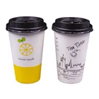 WWD Custom Print 8oz 12oz 14oz 16oz 20oz Disposable Paper Coffee Cups