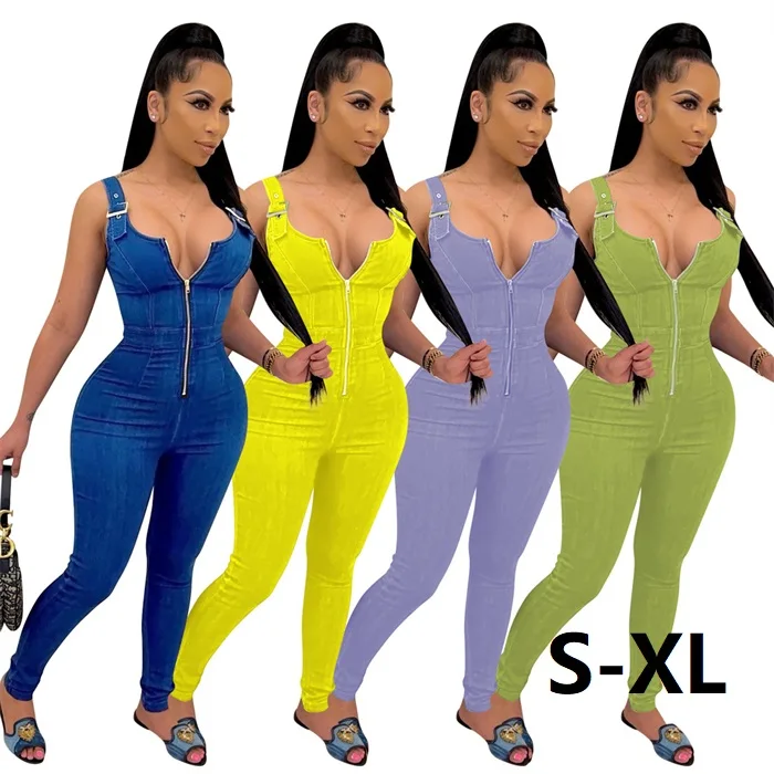 Casual 2020 Plus Size Zipper Stretch Cotton Blue Jumpsuits Woman Jean Denim Jeans Women Jumpsuit, Picture color
Casual 2020 Plus Size Zipper Stretch Cotton Blue Jumpsuits Woman Jean Denim Jeans Women Jumpsuit, Picture color