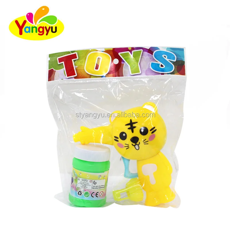 High Quality Cute Plastic Animal Shape Soap Water Bubble Toys