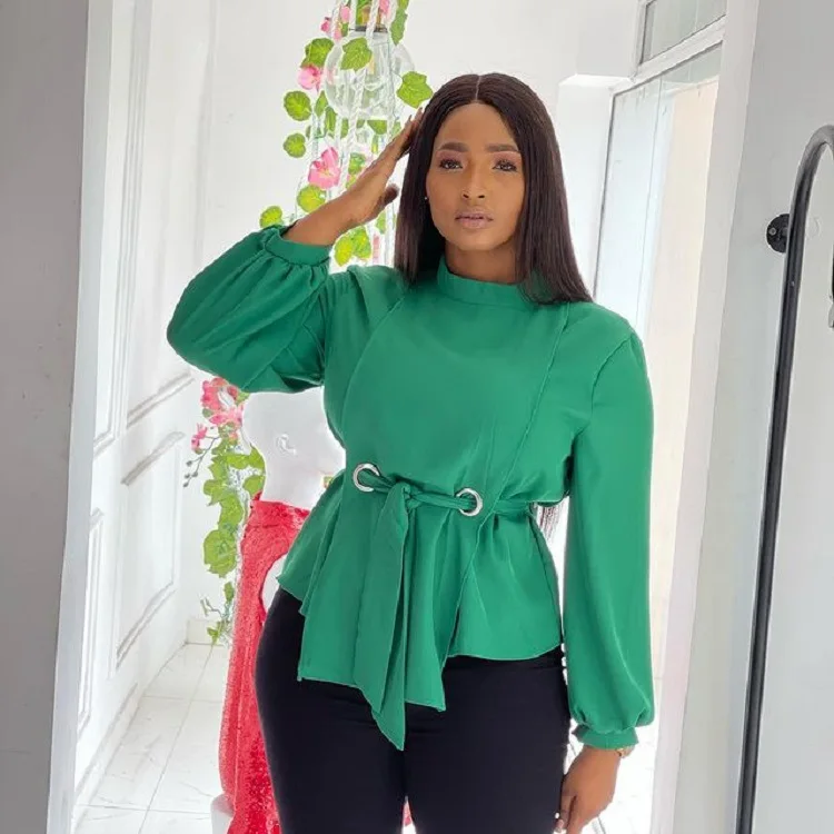 A10 Fall 2021 Women Clothes Fashion OL Tops Solid Color Lace Slim Large Size Lady Tops Blouse
A10 Fall 2021 Women Clothes Fashion OL Tops Solid Color Lace Slim Large Size Lady Tops Blouse