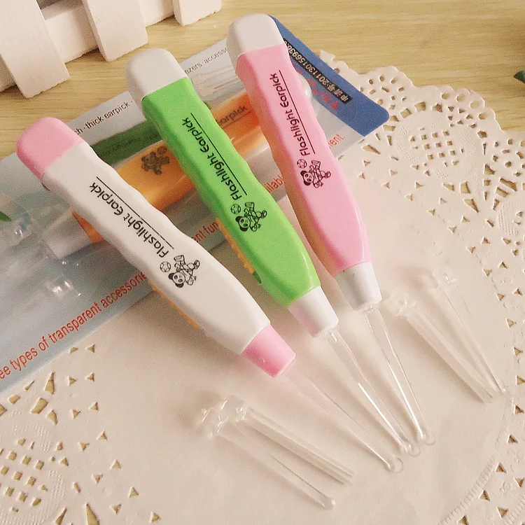 Baby Earpick Earwax Removal LED Flashlight Earplugs Cleanser Headphones Ear Cleaning Device Glowing Ear Tools Ear Pick, Color mixing
Baby Earpick Earwax Removal LED Flashlight Earplugs Cleanser Headphones Ear Cleaning Device Glowing Ear Tools Ear Pick, Color mixing