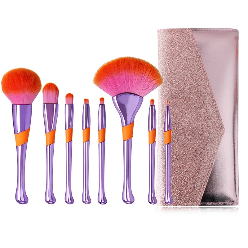 8 new makeup brush sets powder foundation lip brush, eye shadow brush, soft hair cosmetic tool., As picture
8 new makeup brush sets powder foundation lip brush, eye shadow brush, soft hair cosmetic tool., As picture