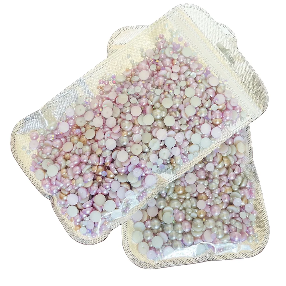 hot sale rhinestones mix color 3~10mm half pearl and resin rhinestone For DIY Nail craft bling
hot sale rhinestones mix color 3~10mm half pearl and resin rhinestone For DIY Nail craft bling
