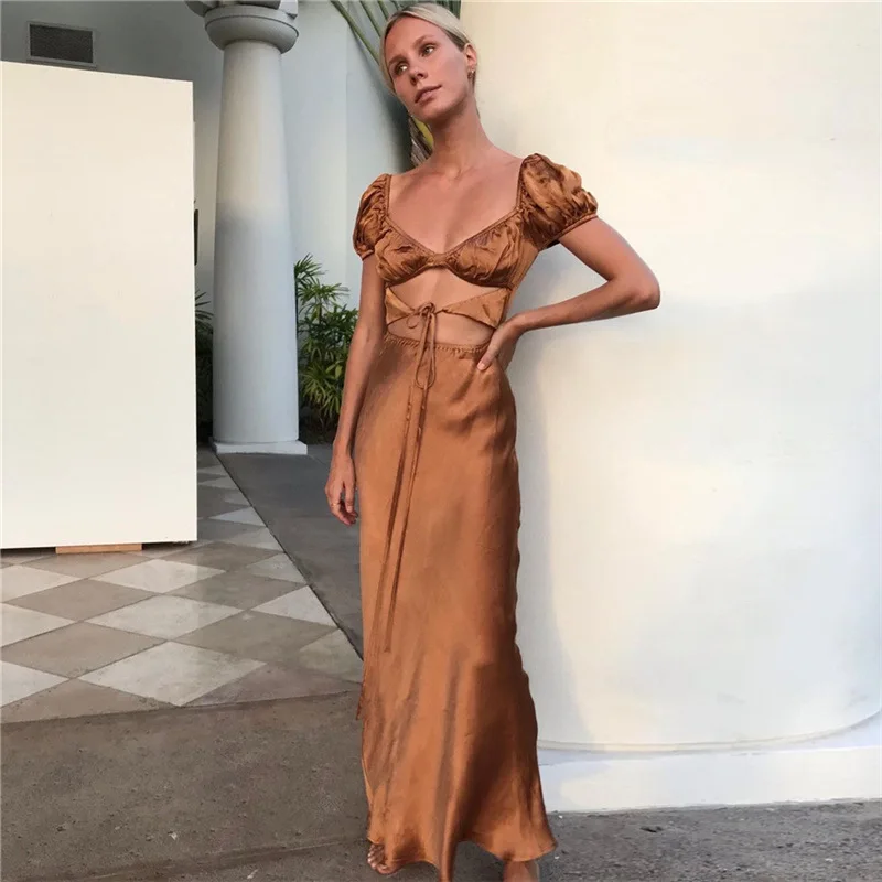 Classic Plain Puff Short Sleeve Cut Out Long Girls Summer 2021 Vintage Prom Dresses, Customized
Classic Plain Puff Short Sleeve Cut Out Long Girls Summer 2021 Vintage Prom Dresses, Customized