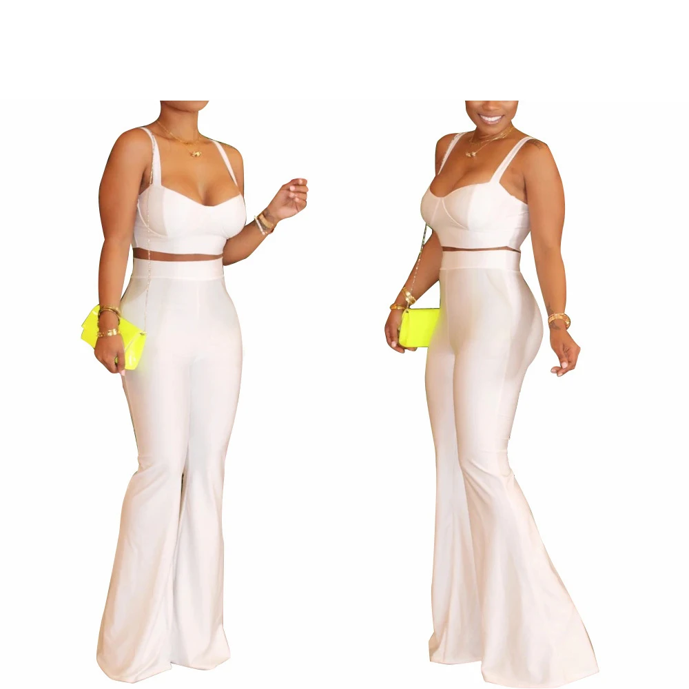 Women's Clothing Fashion Suspenders Sexy Top Wide-Leg Pants Suit Summer Two Piece Women Set
Women's Clothing Fashion Suspenders Sexy Top Wide-Leg Pants Suit Summer Two Piece Women Set