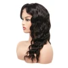 16 Inch Color Burmese Curly Hair Remy Loose Wave Hair Silk Top Swiss Lace Hand Tied Full Lace Wig