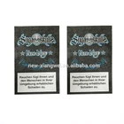 Custom logo printing smell barrior side seal ziplock Tobacco Leaves Packaging Pouch