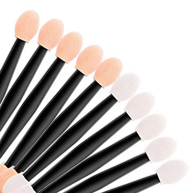 Disposable Dual Sided eyeshadow Brush Sponge Tipped Oval Makeup Applicator 100 Pieces (Black)
Disposable Dual Sided eyeshadow Brush Sponge Tipped Oval Makeup Applicator 100 Pieces (Black)