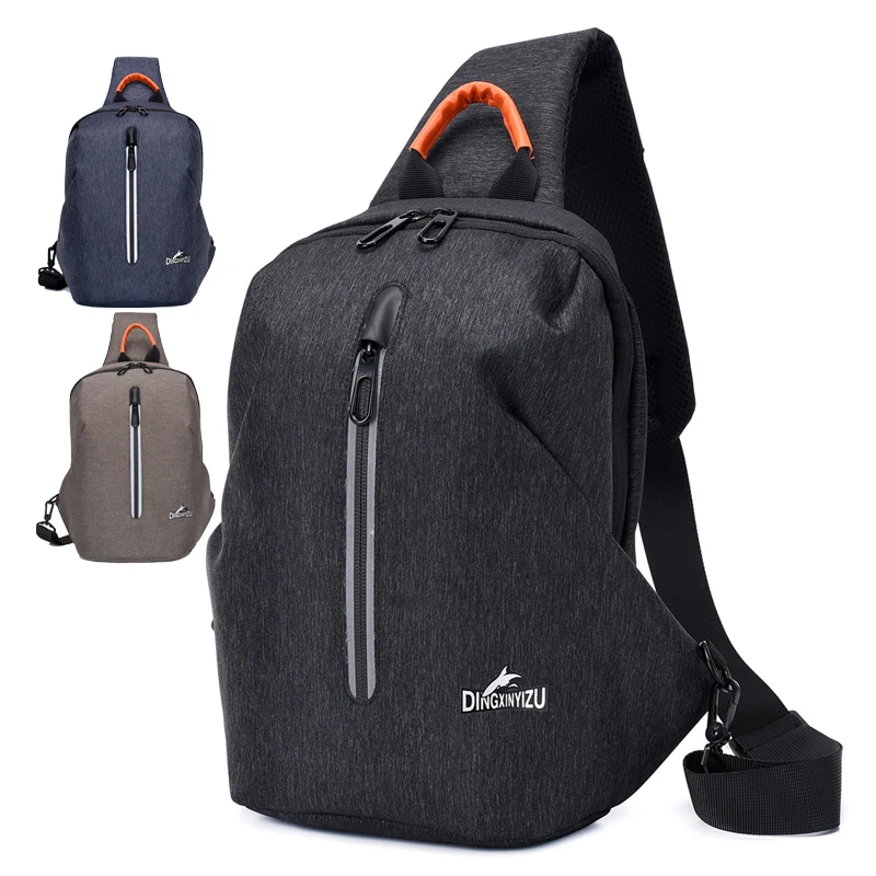 New fashion leisure simple design factory direct sale outdoor big capacity anti-theft USB cross body chest bag for men, Blue, black, khaki or customized color
New fashion leisure simple design factory direct sale outdoor big capacity anti-theft USB cross body chest bag for men, Blue, black, khaki or customized color