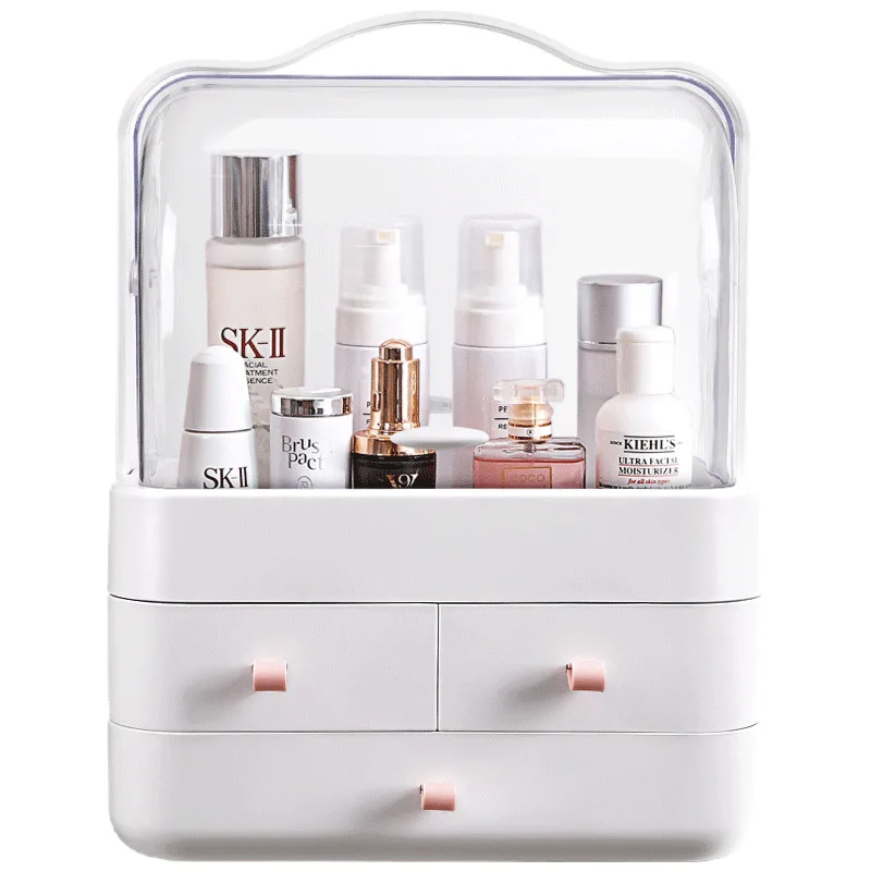 Wholesale Transparent Portable cosmetic organizer Large Desktop Finishing Makeup Storage Box Dustproof Cosmetic Storage Box
Wholesale Transparent Portable cosmetic organizer Large Desktop Finishing Makeup Storage Box Dustproof Cosmetic Storage Box
