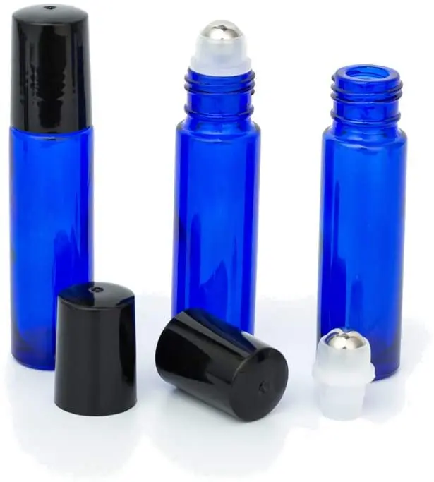10ml Roller Bottles 24Pack Cobalt Blue Thick Glass Essential Oil Roller Bottles Stainless Steel Roller with 2 Droppers
10ml Roller Bottles 24Pack Cobalt Blue Thick Glass Essential Oil Roller Bottles Stainless Steel Roller with 2 Droppers