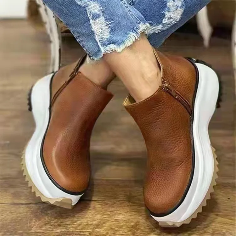 LE SLIDES Solid Color Side Zipper All Match Ladies Casual Boots Wedges Low Top Round Toe Casual Fall Women Ankle Boots, Black khaki brown
LE SLIDES Solid Color Side Zipper All Match Ladies Casual Boots Wedges Low Top Round Toe Casual Fall Women Ankle Boots, Black khaki brown