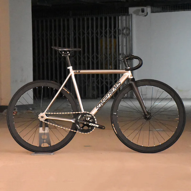 Customized track Bicycle 700C Fixed Gear bike Track Single speed Bike 50cm 56cm 58cm road bike
Customized track Bicycle 700C Fixed Gear bike Track Single speed Bike 50cm 56cm 58cm road bike