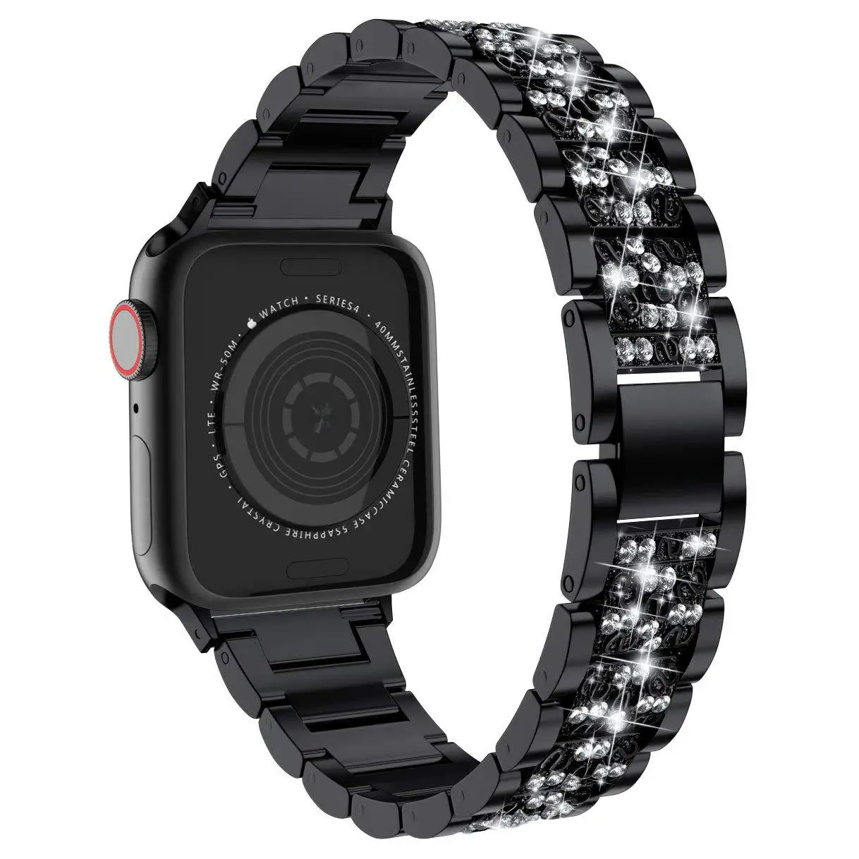 Women Lady Diamond Band Strap for iWatch 6 44MM 40MM 42MM 38MM For Apple Watch Band Series 6 5 4 3 2 1 Stainless Steel Bracelet
Women Lady Diamond Band Strap for iWatch 6 44MM 40MM 42MM 38MM For Apple Watch Band Series 6 5 4 3 2 1 Stainless Steel Bracelet