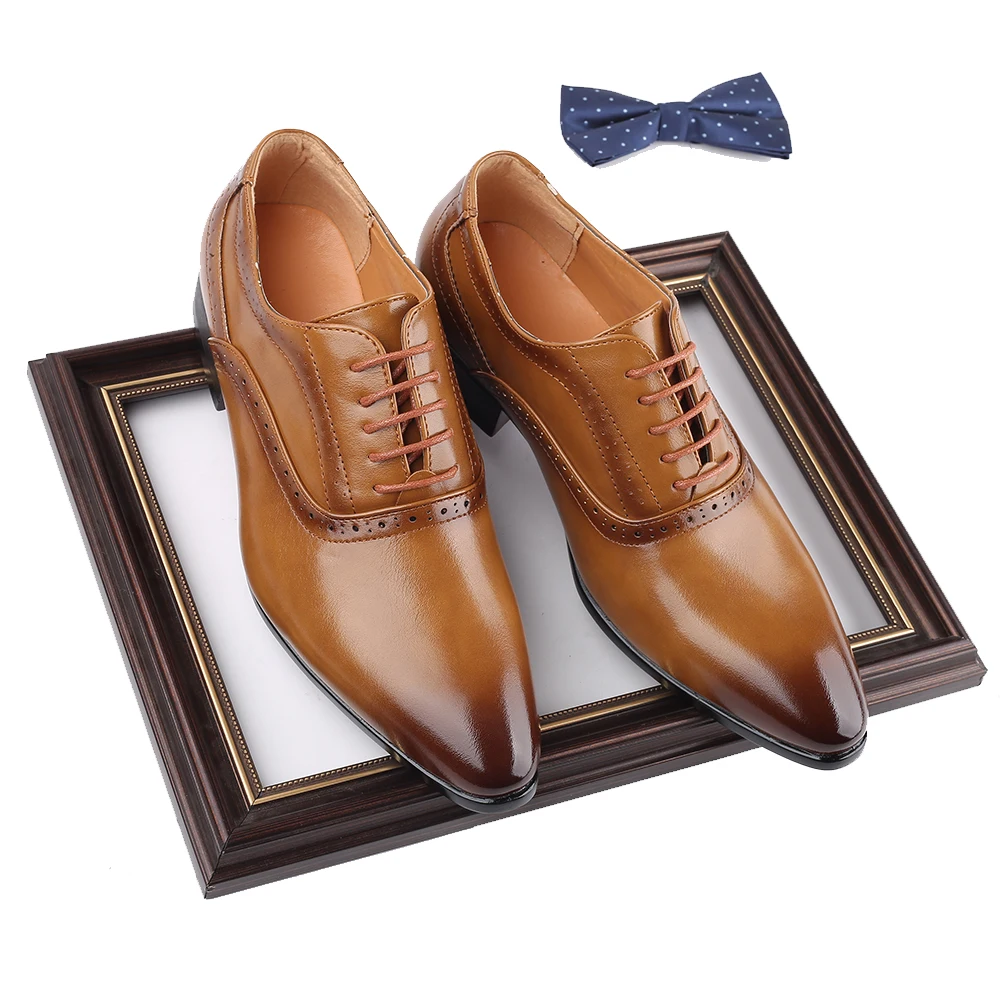 Big Size 39-48 New Fashion Man Business Oxford Lace Up Business Shoes Wedding Dress Shoe 501
Big Size 39-48 New Fashion Man Business Oxford Lace Up Business Shoes Wedding Dress Shoe 501