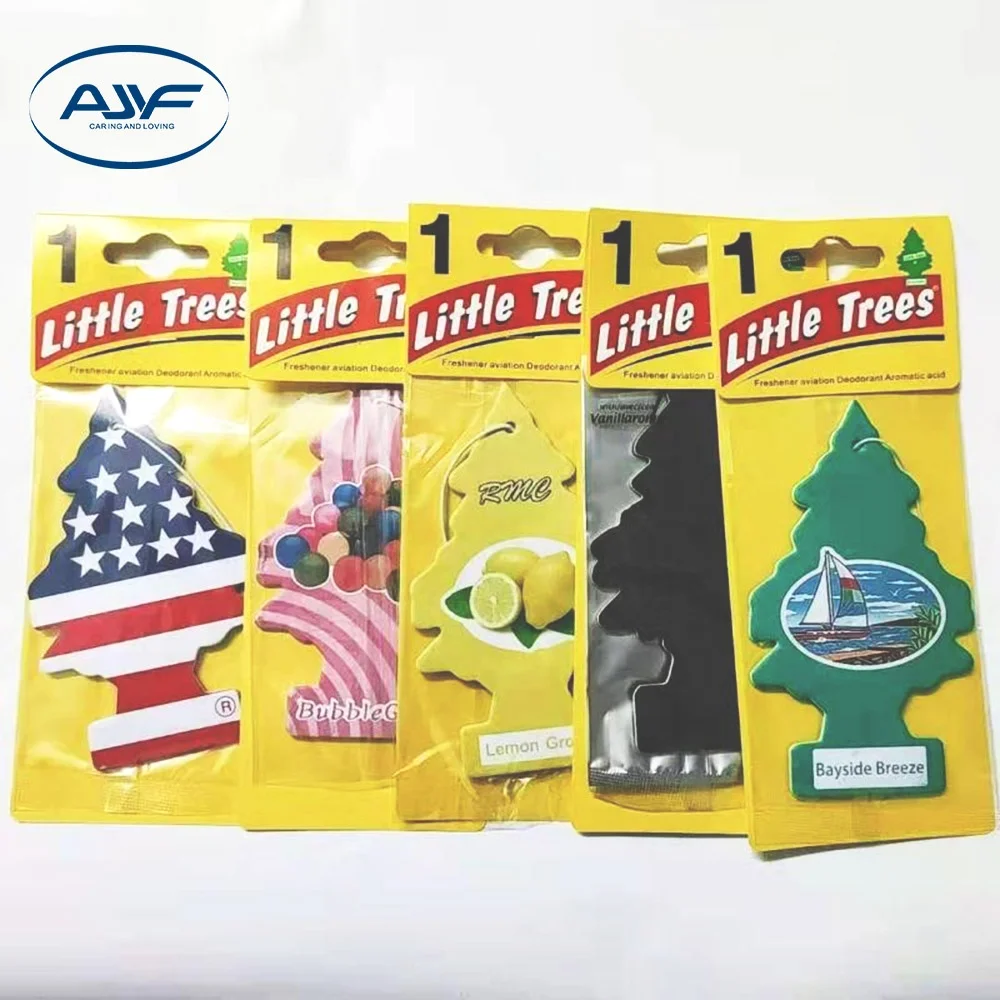 Custom Car Air Freshener Like Little Tree Hanging Paper Card Odor Eliminator Air Freshener for Car Deodorizer
