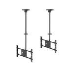 Support Landscape Or Portrait Telescoping LCD TV Ceiling Mount Bracket TV In Black Or White Color