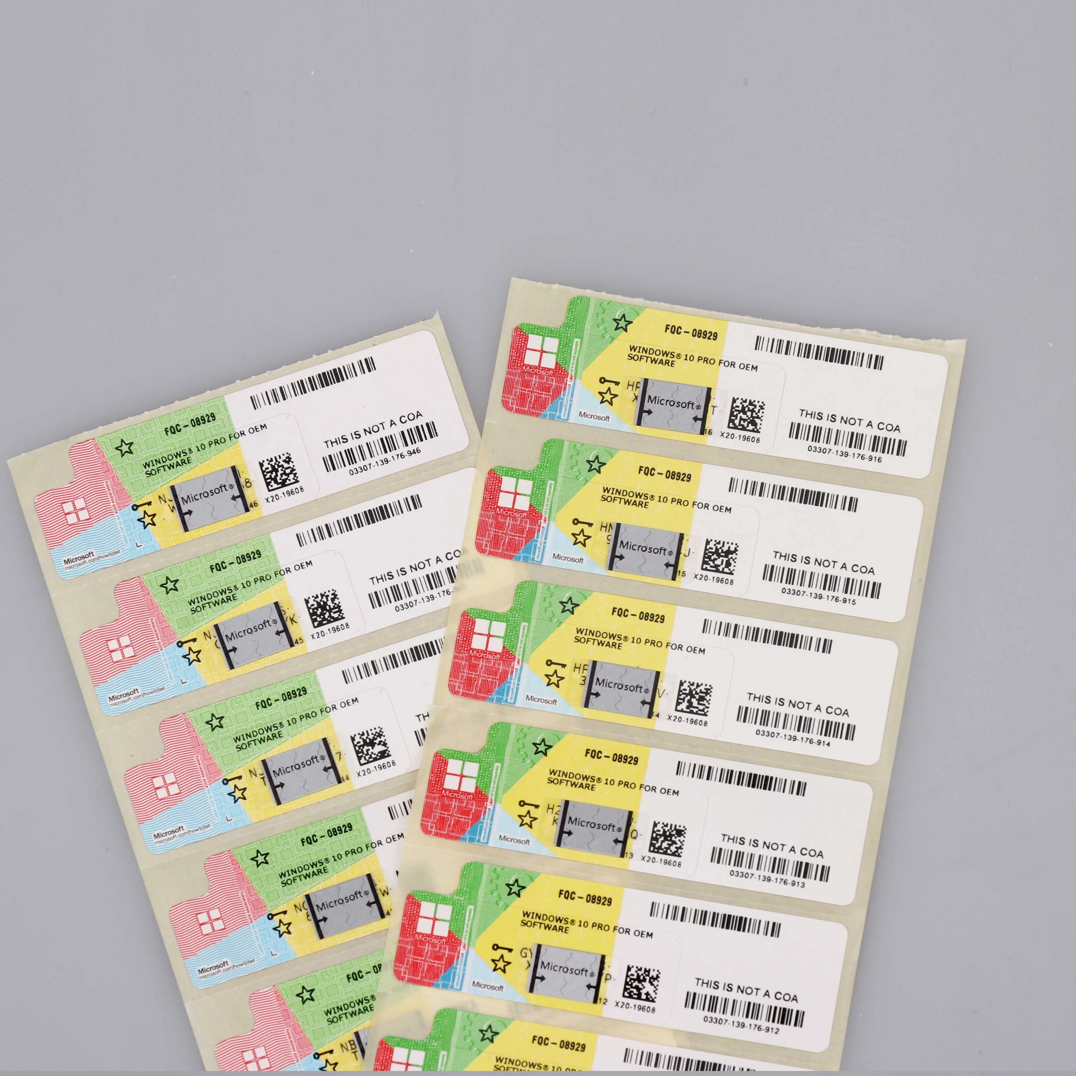 Hot Sale Windows 10 Professional Pro OEM COA stickers windows 10 pro
Hot Sale Windows 10 Professional Pro OEM COA stickers windows 10 pro