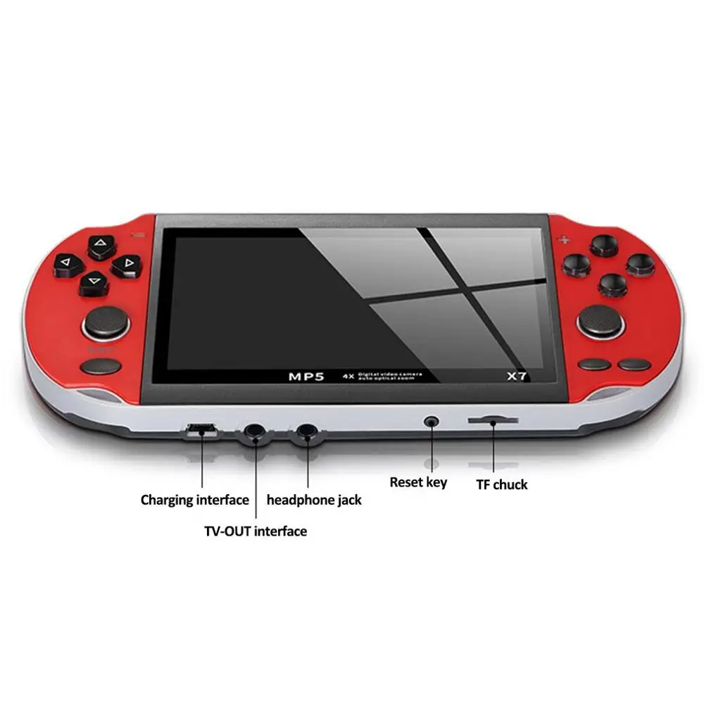 Drop Shipping Wholesales LCD Muiltfunctions Built-in 300 Games Support Camera Video X7 Classic Retro Home Handheld Game Console
Drop Shipping Wholesales LCD Muiltfunctions Built-in 300 Games Support Camera Video X7 Classic Retro Home Handheld Game Console