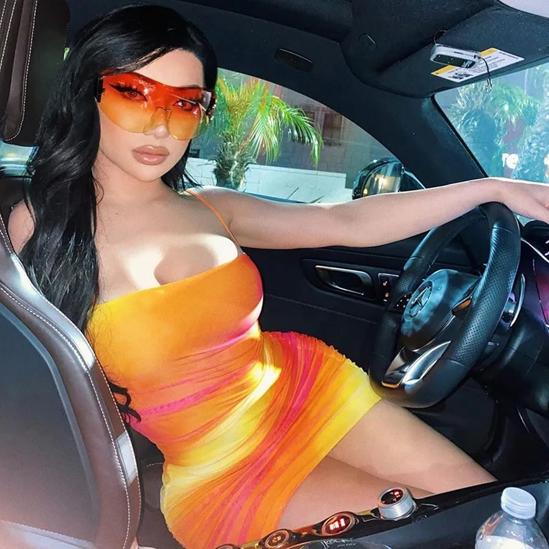 2021 New Tie-dye Neon Lace Up Bodycon Mini Dresses Womens Street Fashion Beach Leisure Vacation Hollow Dress
2021 New Tie-dye Neon Lace Up Bodycon Mini Dresses Womens Street Fashion Beach Leisure Vacation Hollow Dress