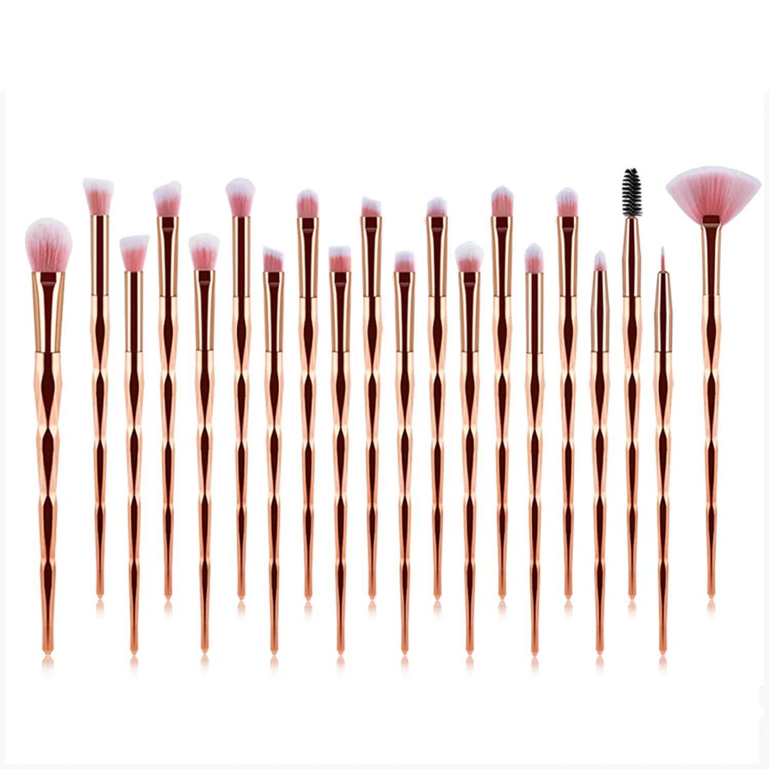 Rainbow Eye Cosmetic Makeup Brush Set Diamond Handle 20PCS Blending Eyeshadow Make Up Brushes, 6 colors
Rainbow Eye Cosmetic Makeup Brush Set Diamond Handle 20PCS Blending Eyeshadow Make Up Brushes, 6 colors