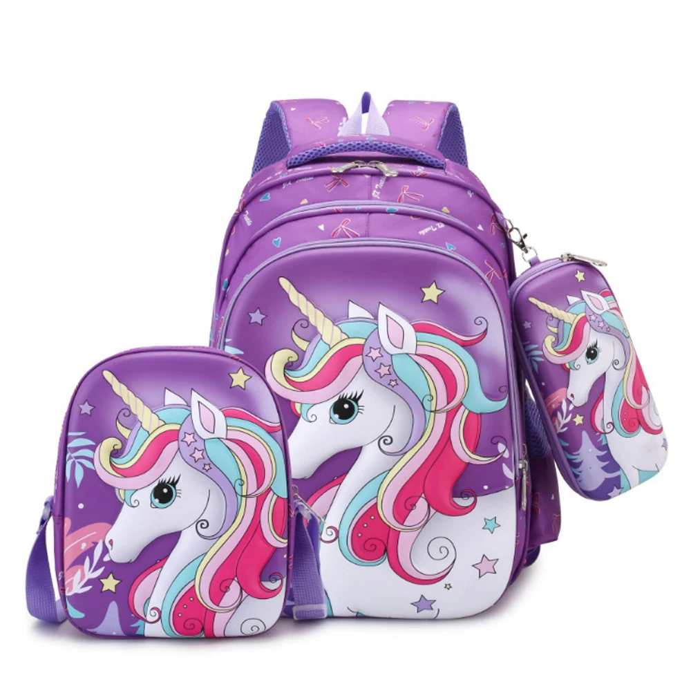 Wholesale Lovely Animine Cartoon Cute Unicorn schoolbag set backpack forgirl 3-6 grade shoulder bag school bag with lunch bag, Customized color
Wholesale Lovely Animine Cartoon Cute Unicorn schoolbag set backpack forgirl 3-6 grade shoulder bag school bag with lunch bag, Customized color