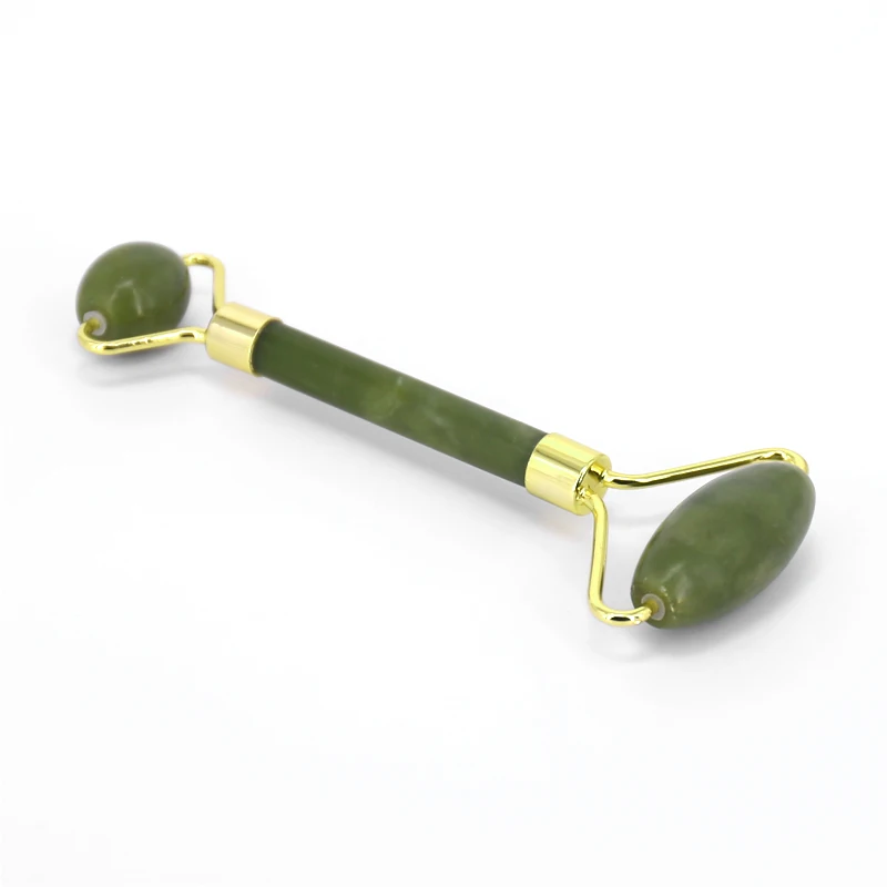 Hot sale light green high quality jade roller jade face massage roller for gua sha
Hot sale light green high quality jade roller jade face massage roller for gua sha