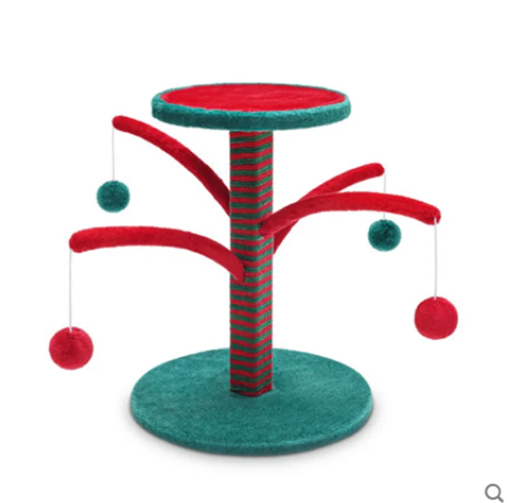 Christmas Pet Toy Design Colorful Cat Tree Sisal Climbing Decorations Indoor Interactive Cat Toys
Christmas Pet Toy Design Colorful Cat Tree Sisal Climbing Decorations Indoor Interactive Cat Toys