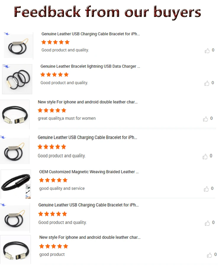 Low MOQ Customized Leather Micro Type C Usb Bracelet Charger Charging Data Cable For IPhone - ANKUX.COM