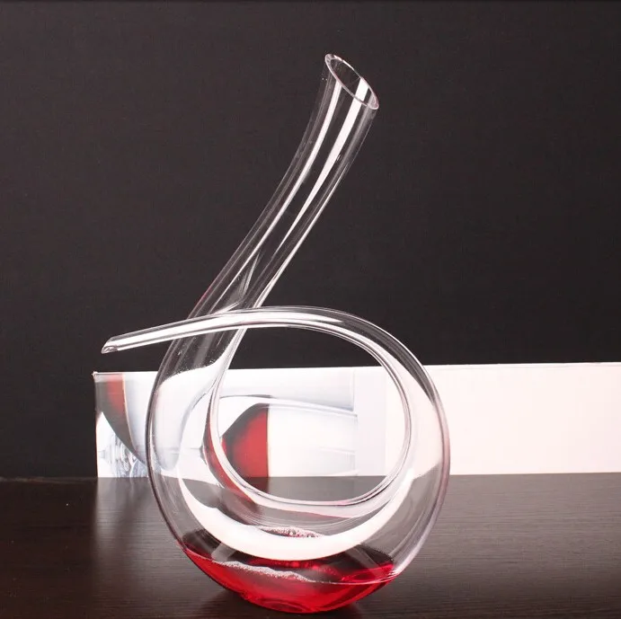 Promotional gift barrel wine decanter new design snake wine decanter factory directly sale wine aerator and decanter, Clear
Promotional gift barrel wine decanter new design snake wine decanter factory directly sale wine aerator and decanter, Clear