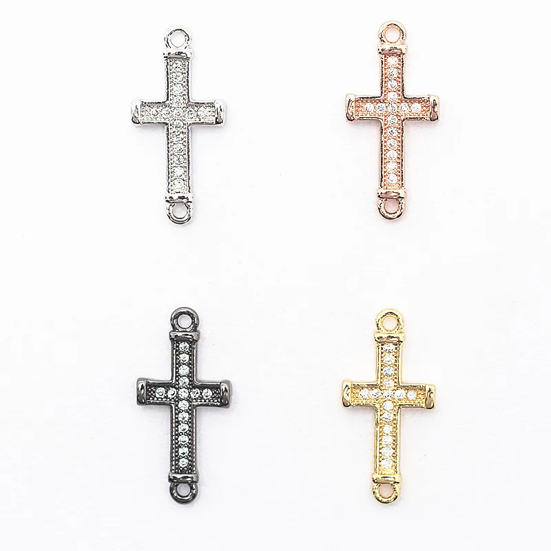 CZ Micro Pave Beads Connector Wholesale Bracelet CZ Connector DIY Jewelry Finding CZ Cross Connector Pave Rhinestone
CZ Micro Pave Beads Connector Wholesale Bracelet CZ Connector DIY Jewelry Finding CZ Cross Connector Pave Rhinestone