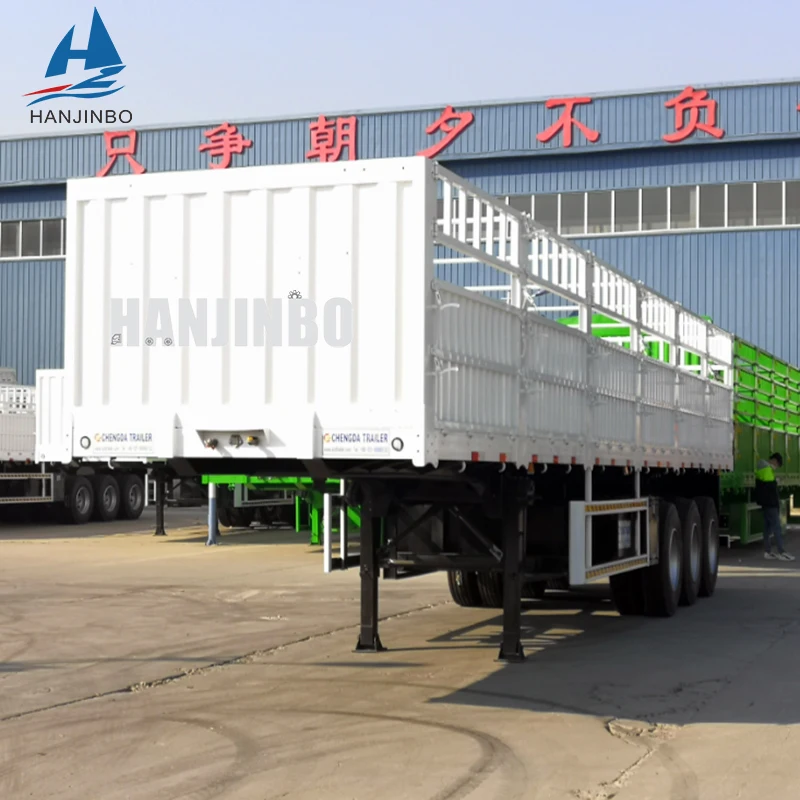 New and used 3 Axle 4 axle 50tons 60tons 80tons fence cargo trailer truck trailer, Customers optional
New and used 3 Axle 4 axle 50tons 60tons 80tons fence cargo trailer truck trailer, Customers optional