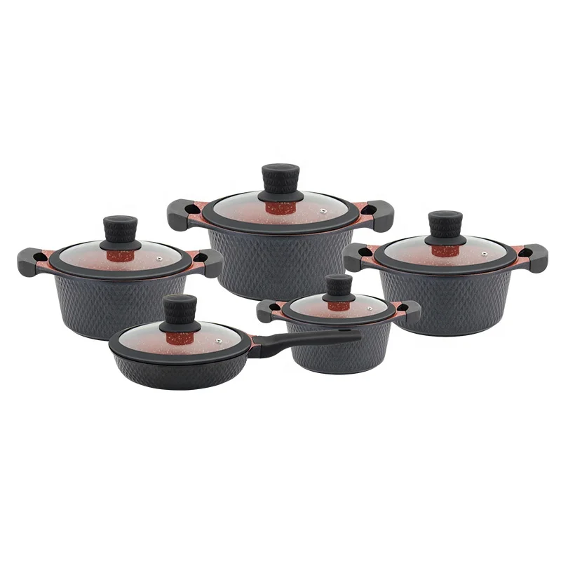 10pc Cast Aluminum Cookware Set Cooking Pot Cookware Kitchen Non Stick Cookware Sets
10pc Cast Aluminum Cookware Set Cooking Pot Cookware Kitchen Non Stick Cookware Sets