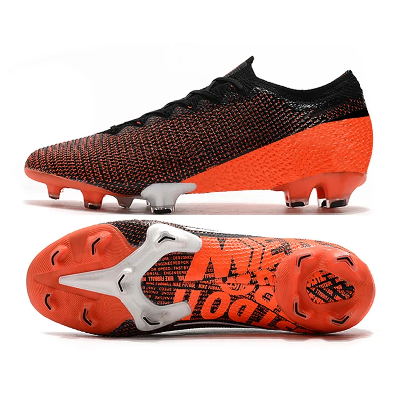 New arrival professional football boots chuteira de futebol for men FG spike anti-slip soccer shoes for sport, Black
New arrival professional football boots chuteira de futebol for men FG spike anti-slip soccer shoes for sport, Black