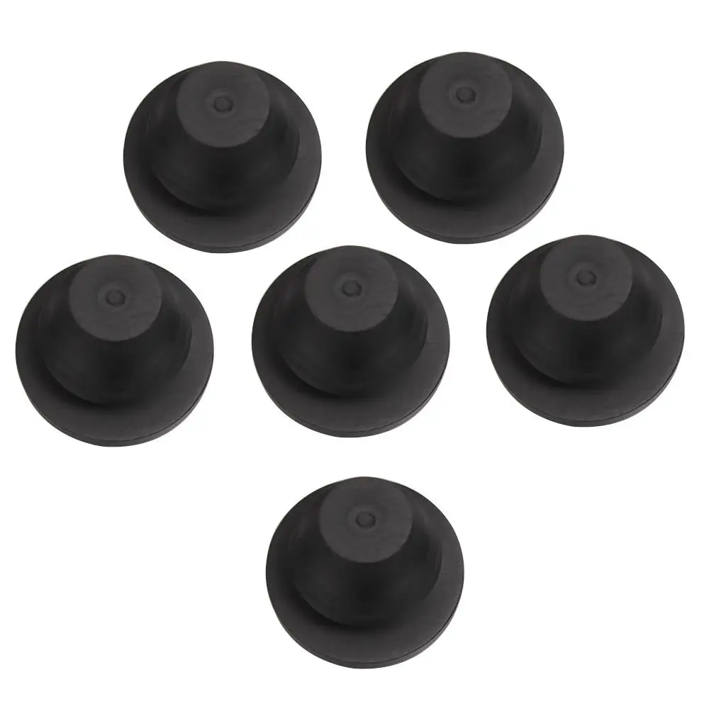 6Pcs Motorbike Black Rubber Side Cover Grommets For Harley Touring EFI FLHT FLHR FLHX FLTRX Ultra 96-20 Motorcycle Accessories