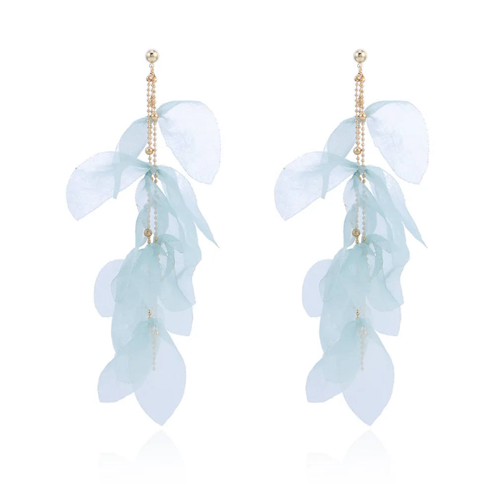 European Fashion Elegant Pendant Women Dangle Trendy Fabric Yarn Lace Flower Stud Earrings With Fabric Flowers, Yellow,pink,green,whtie,beige,colorful
European Fashion Elegant Pendant Women Dangle Trendy Fabric Yarn Lace Flower Stud Earrings With Fabric Flowers, Yellow,pink,green,whtie,beige,colorful